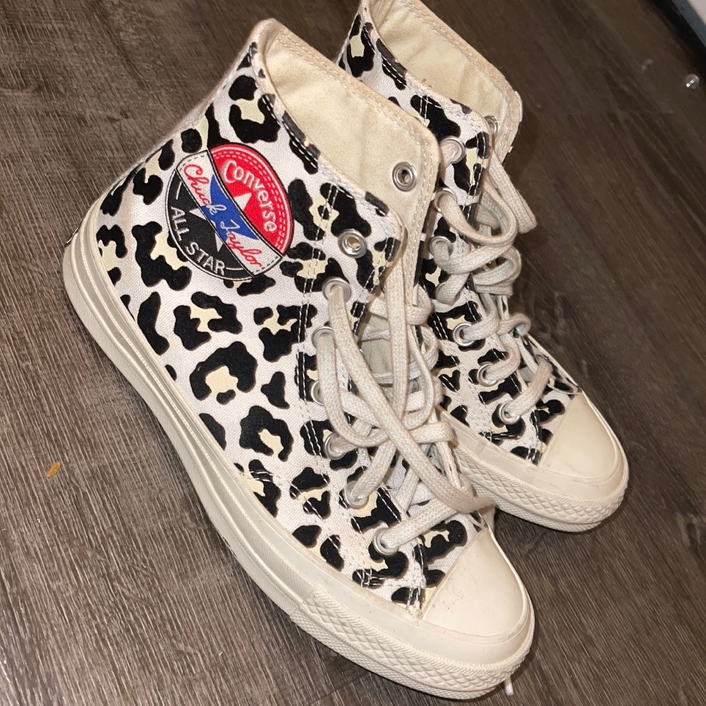 Cheetah Print Converse
